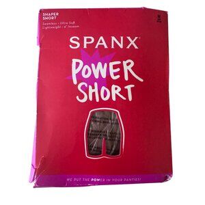 Spanx Power Shaper Short Seamless Size Medium Cafe Au Lait NWB Style 2744